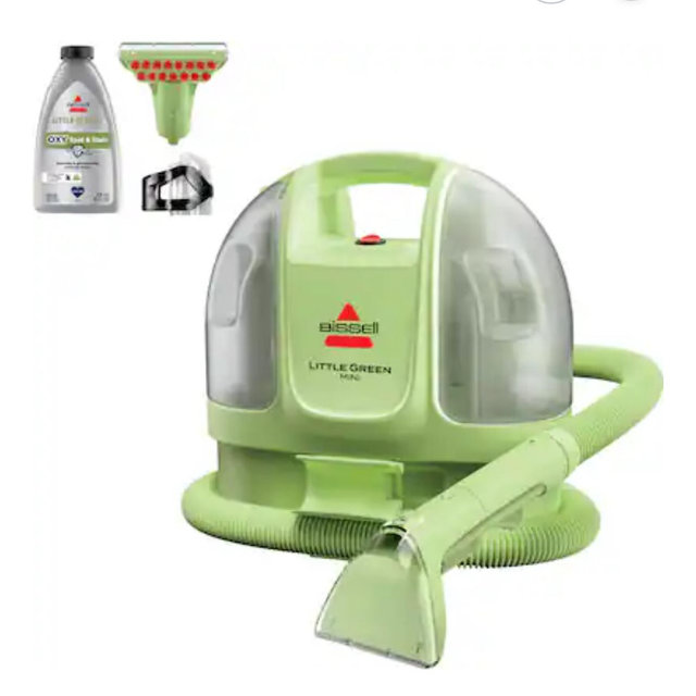 BISSELL - Little Green Mini Portable Carpet Cleaner - Tea