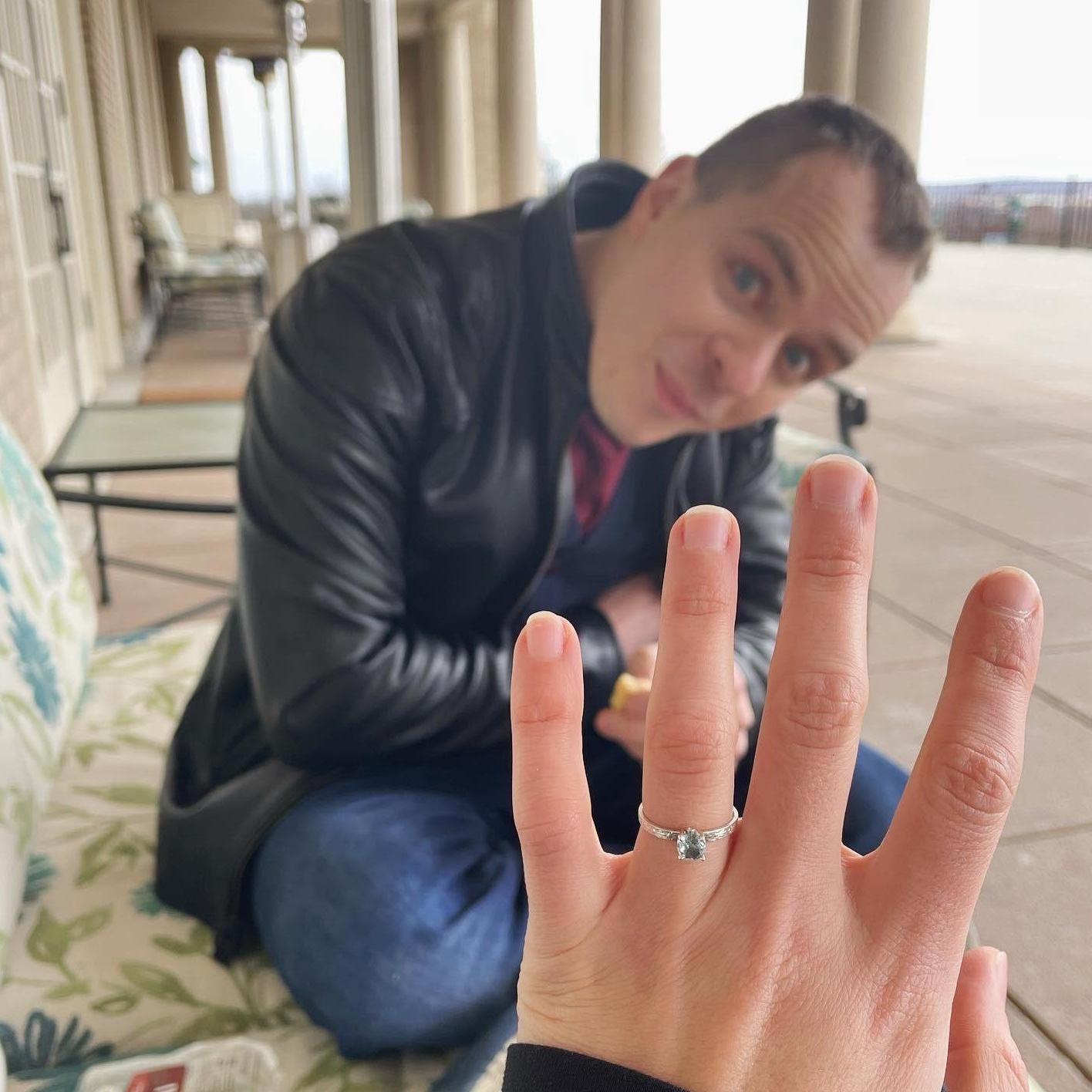 Right after Jonny proposed!