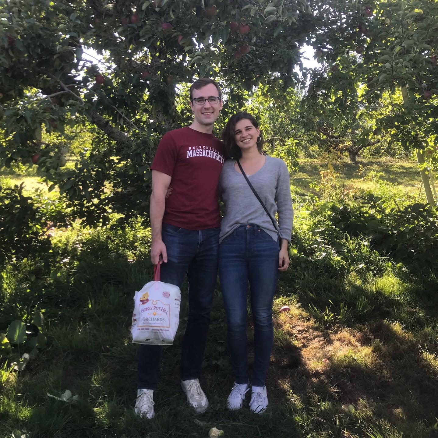 Apple picking during Jeff’s visit to meet Lauren’s family over Rosh Hashanah.