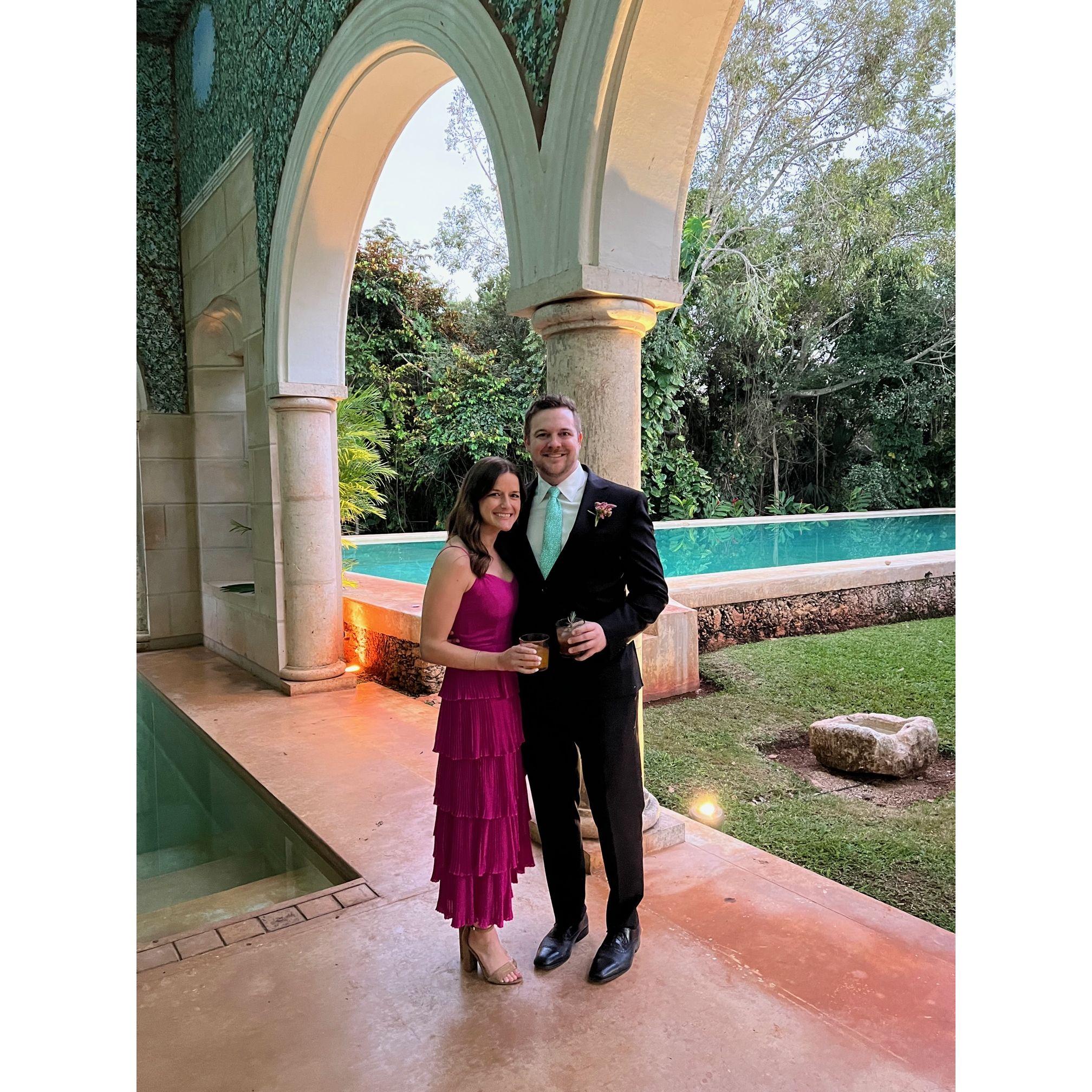 Enjoying Dillon and Nina's Wedding - Merida, MX
