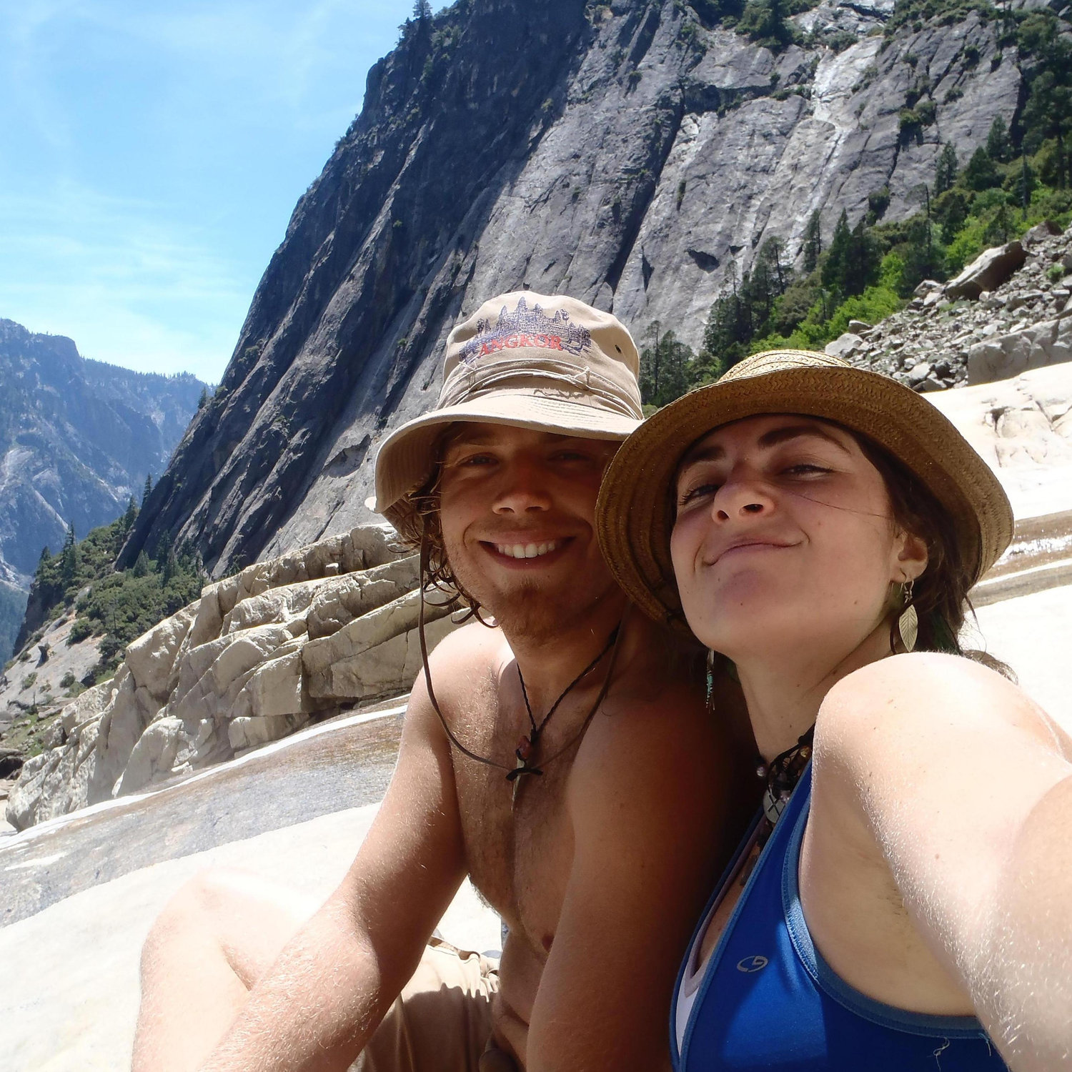 Early on in our relationship many days were spent out on rocks and they still are.