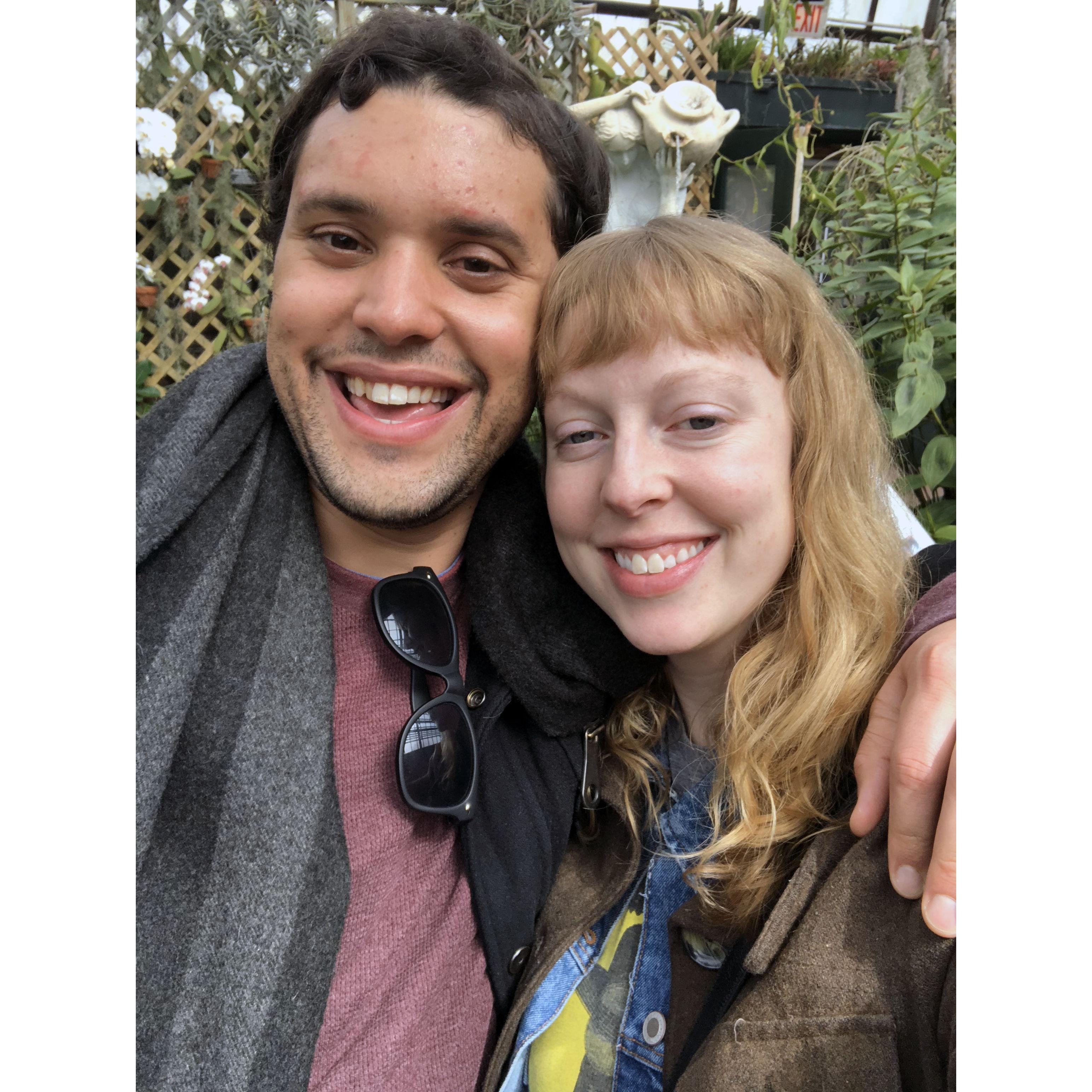 I believe this is the first photo we ever took together. A very early date at Lincoln Park Zoo. Historic!