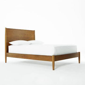 West Elm: Mid-Century Bed Frame, King, Acorn