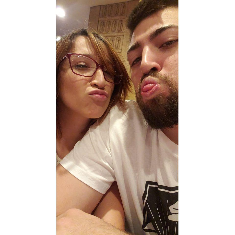 During the first trip to visit each other we took many pictures. Many making funny faces.