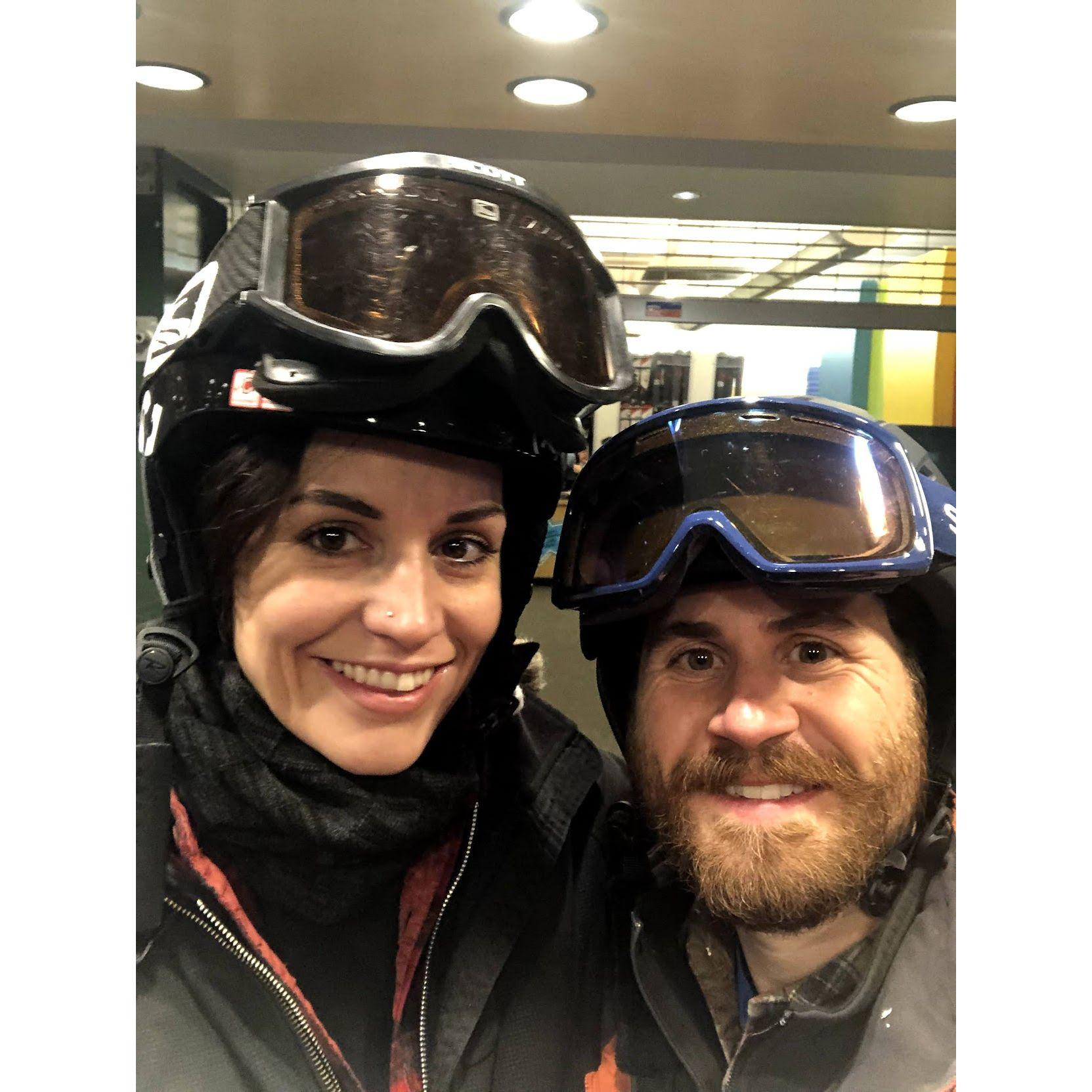 Sam's first ski trip. Copper Mountain, CO. Winter. 2019.