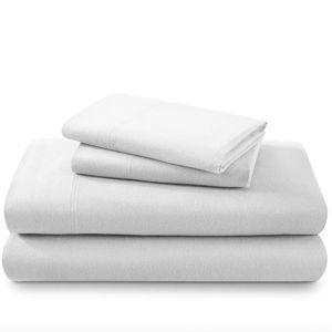 Cotton Flannel Sheet Set (Queen, Cloud Gray)