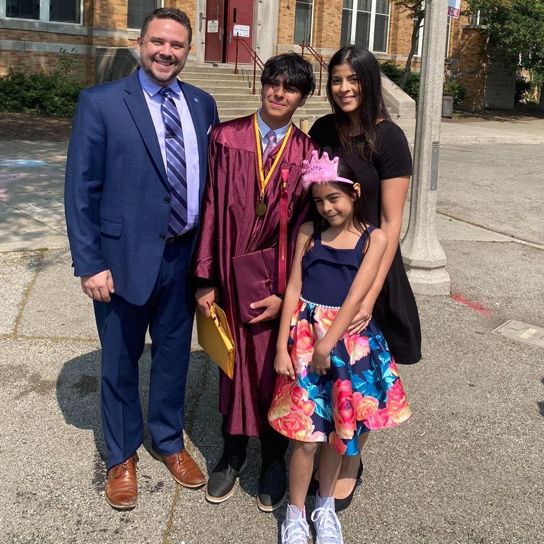 2023, celebrating our eldest Nino's 8th graduation.