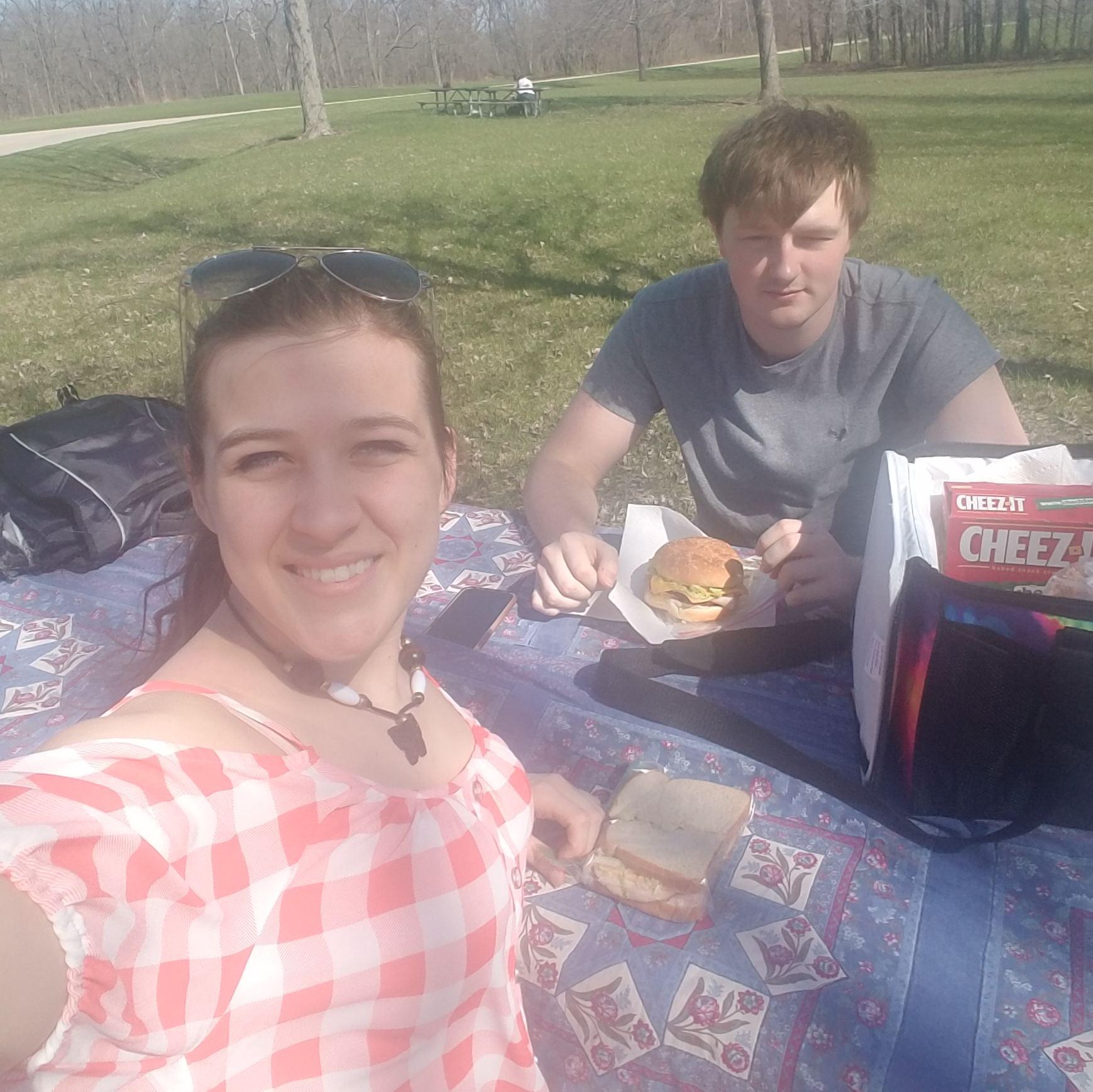The windiest picnic we've ever had!
