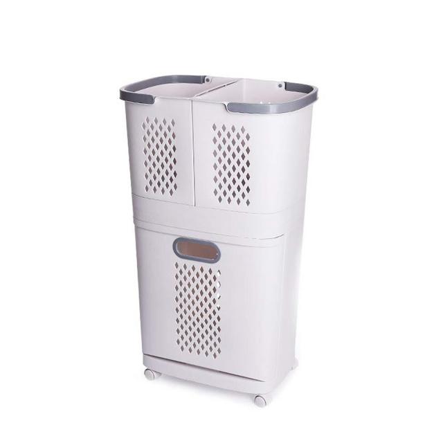 bretoes Removable Laundry Basket Classification Thickened Storage Rack Household Storage Bucket
