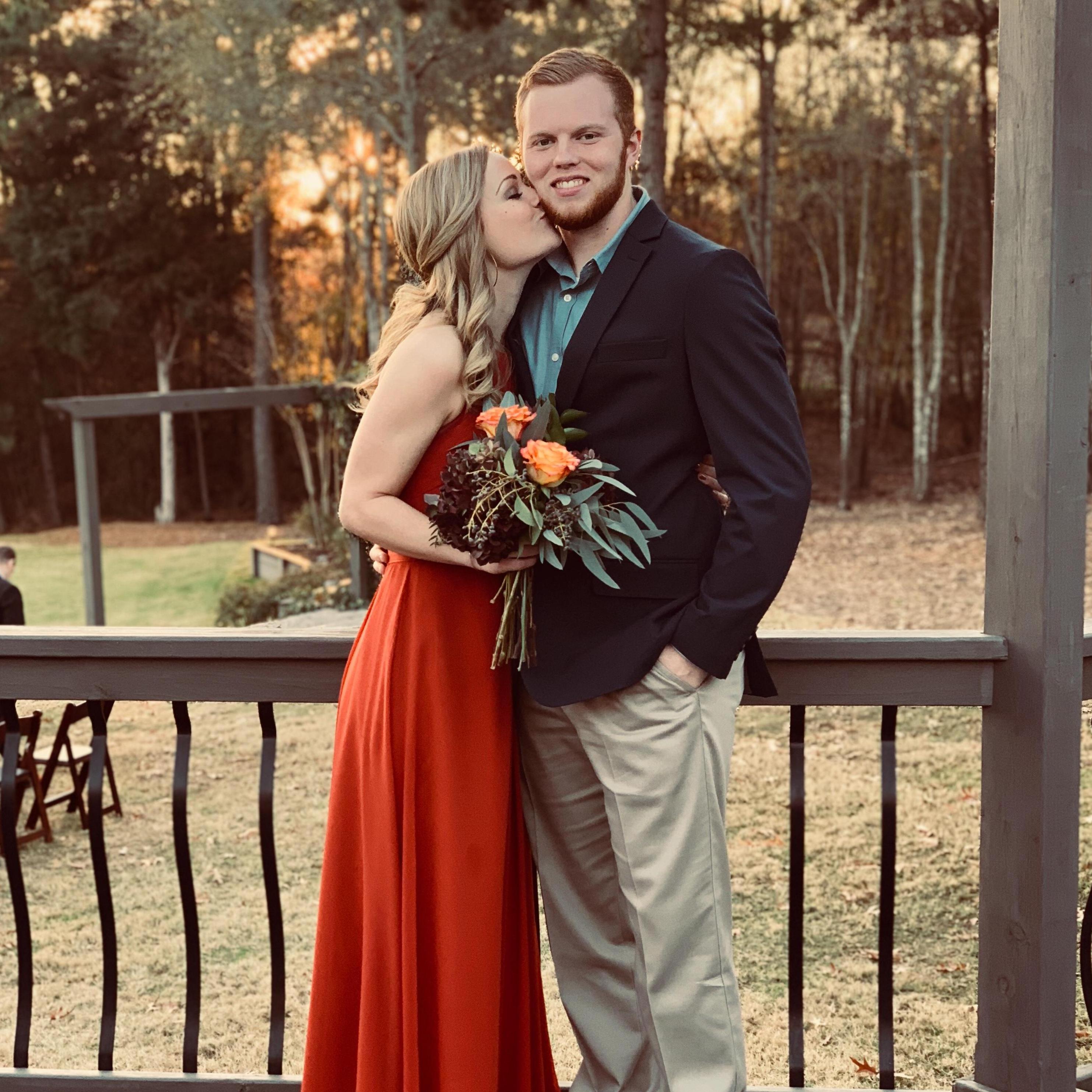The most handsome wedding date!