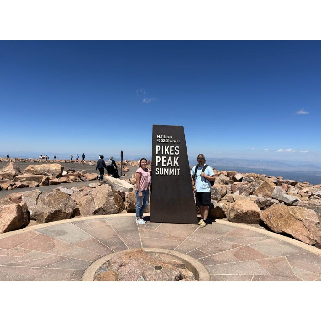 Took the Cog Railway to the top of Pikes Peak.