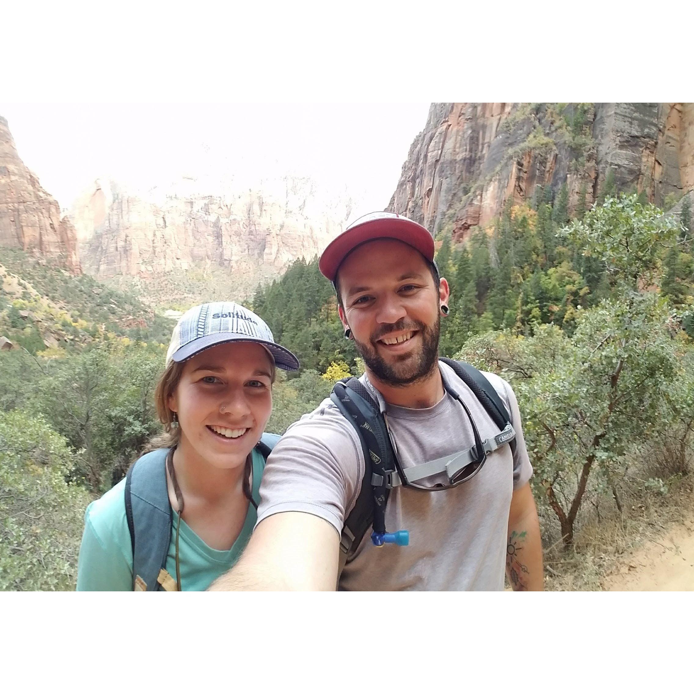 Hiking in Zion 2017
