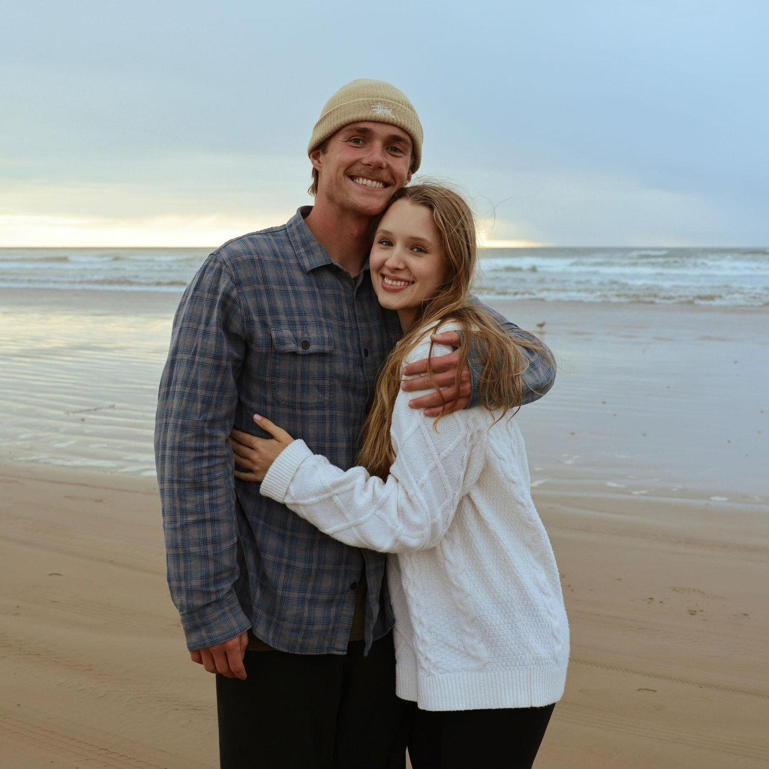Micah and Molly on a family vacation in Pismo Beach.