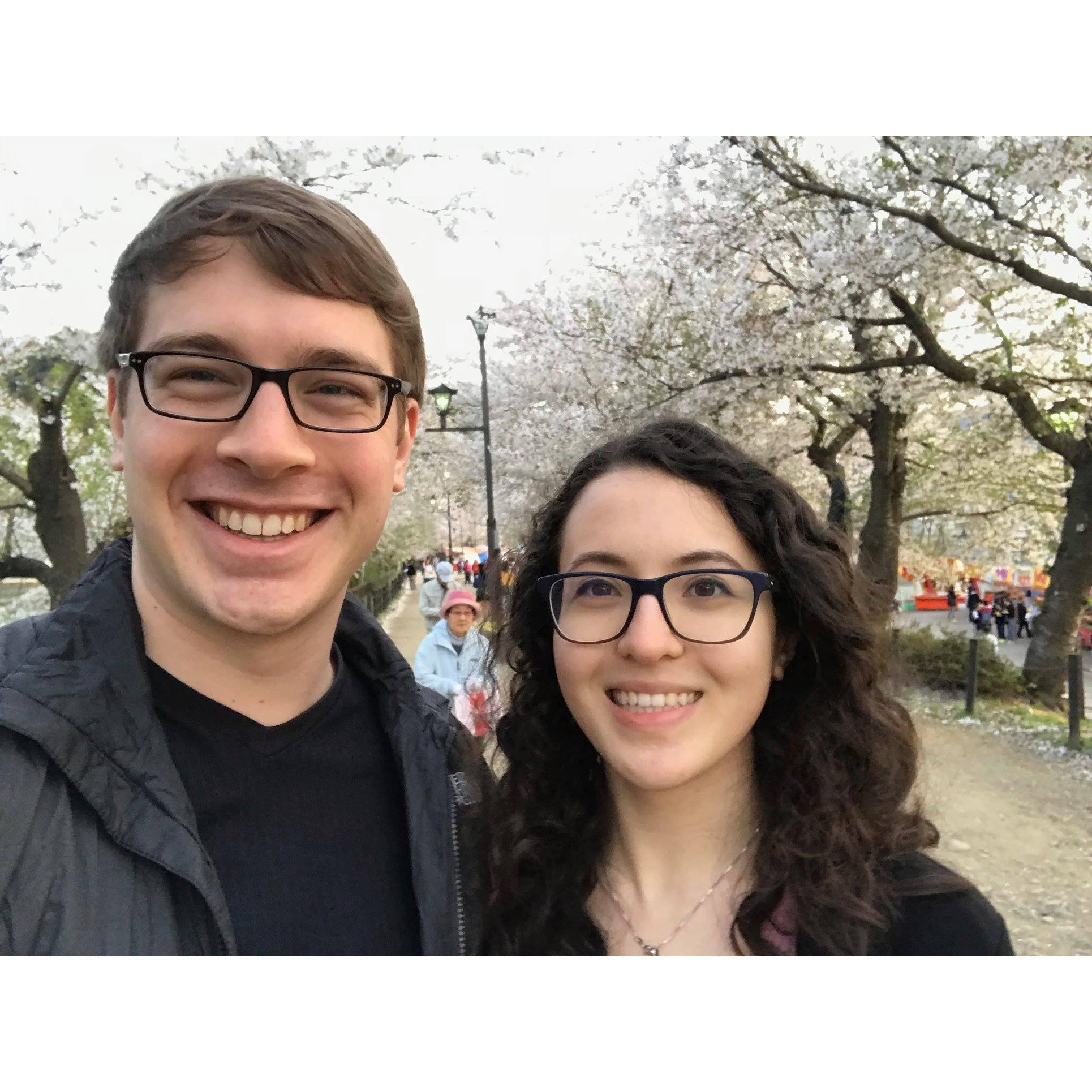 Cherry blossom festival in Suzaka, Japan