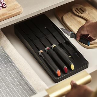 Elevate 5-Piece Knife Set with Storage Tray