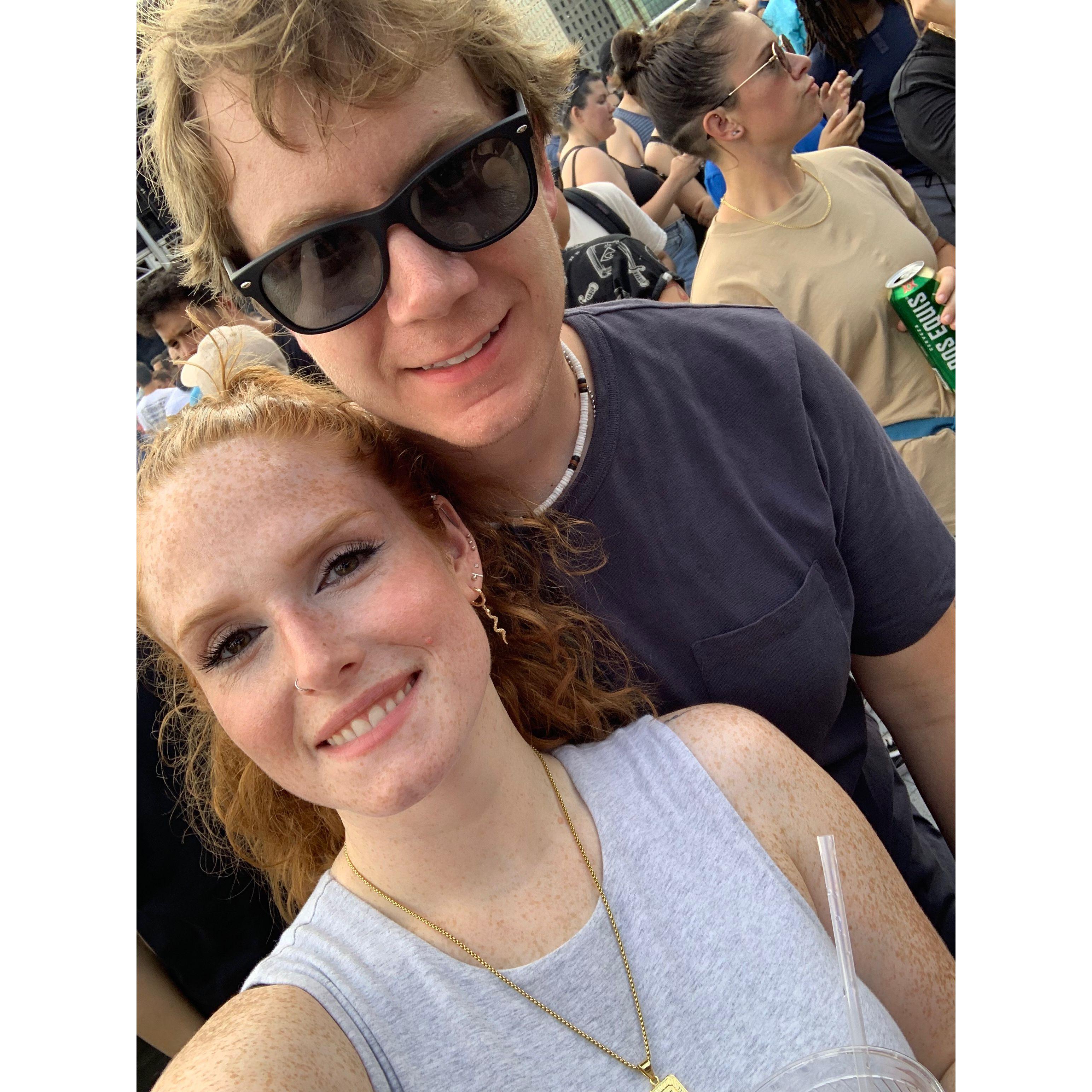 Concert at Pier 17 in NYC