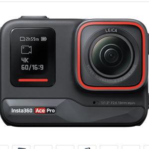Insta360 - Ace Pro AI-Powered Waterproof Action Camera - Black