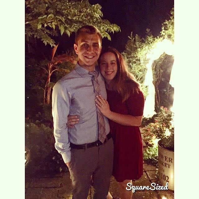 Right after he popped the question!