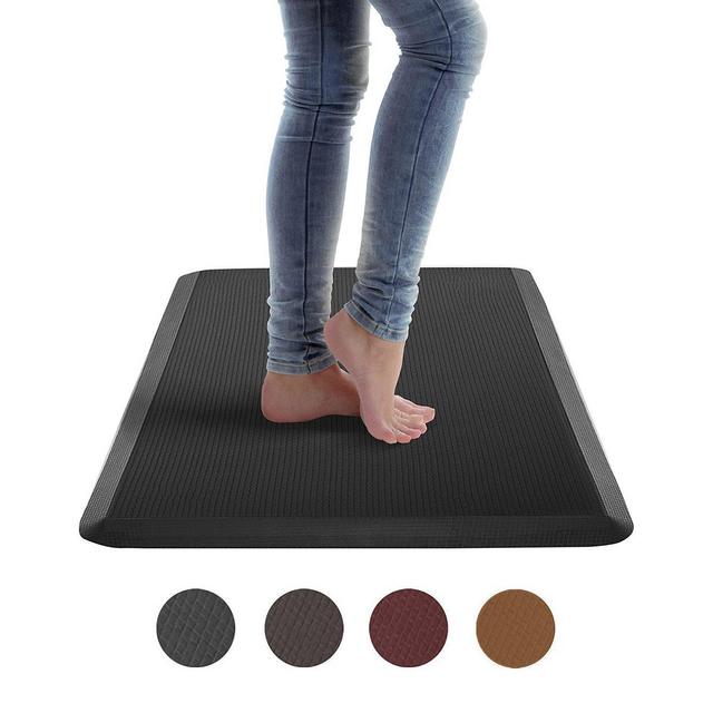 Royal Anti-Fatigue Comfort Mat - 20 in x 39 in x 3/4 in - Ergonomic Multi Surface, Non-Slip - Waterproof All-Purpose Luxurious Comfort - For Kitchen, Bathroom or Workstations - Black