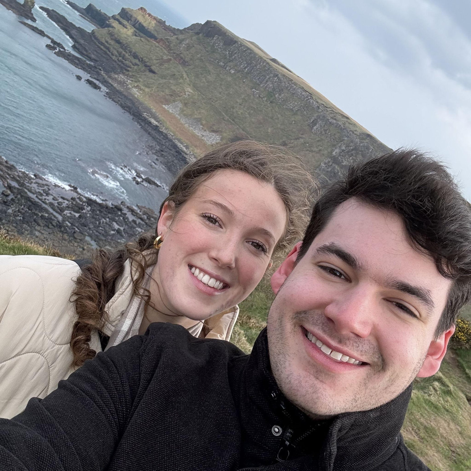 The Giants Causeway in Northern Ireland, March 2024.