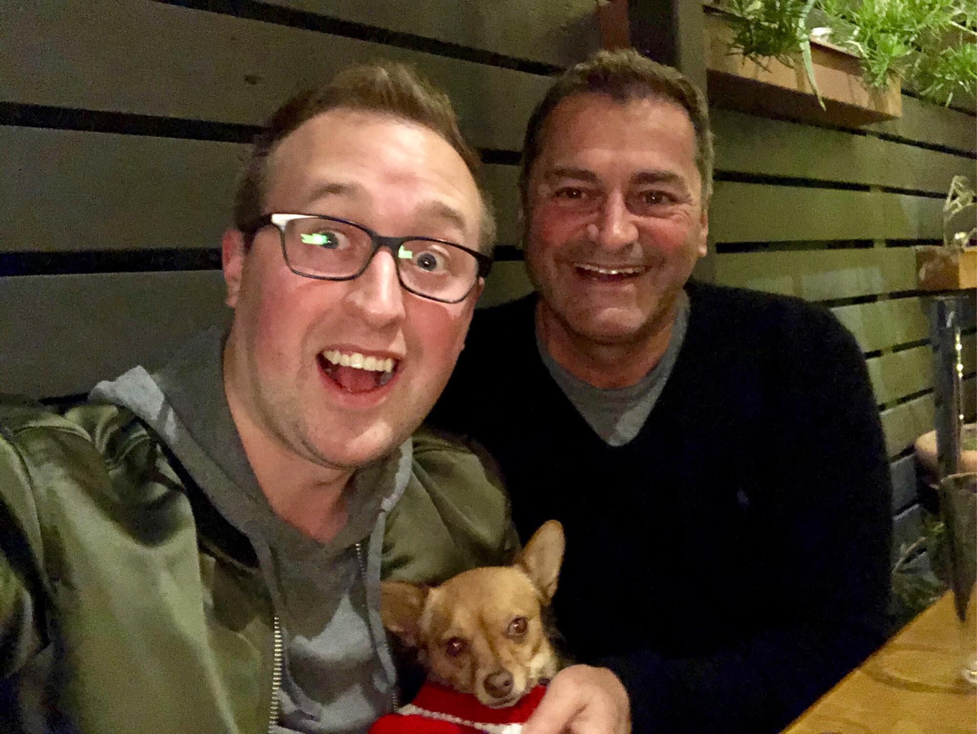 Jon, Tom & Sammi Rose - Little Italy San Diego, CA (Christmas Eve 2017, the night of the proposal).