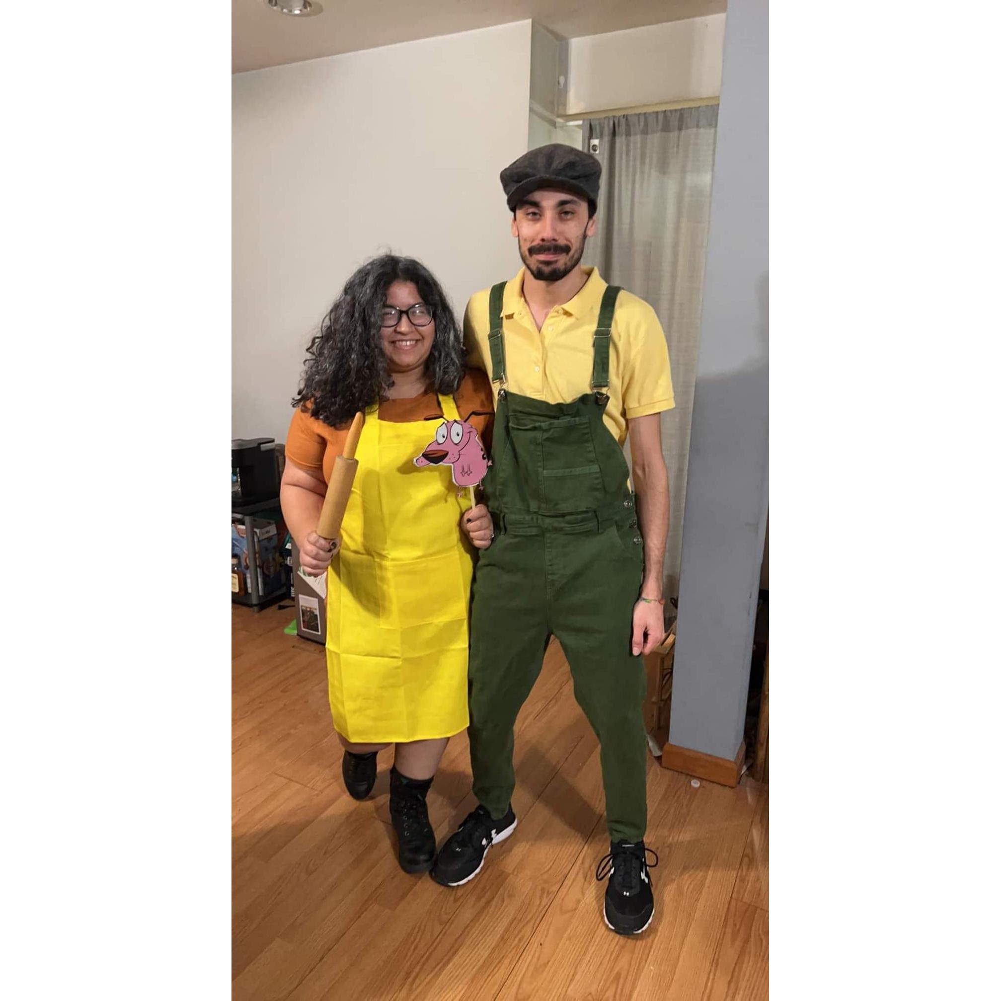 This past Halloween, we wanted to practice being an old married couple. We might have done it a little TOO well.
(Halloween 2021)