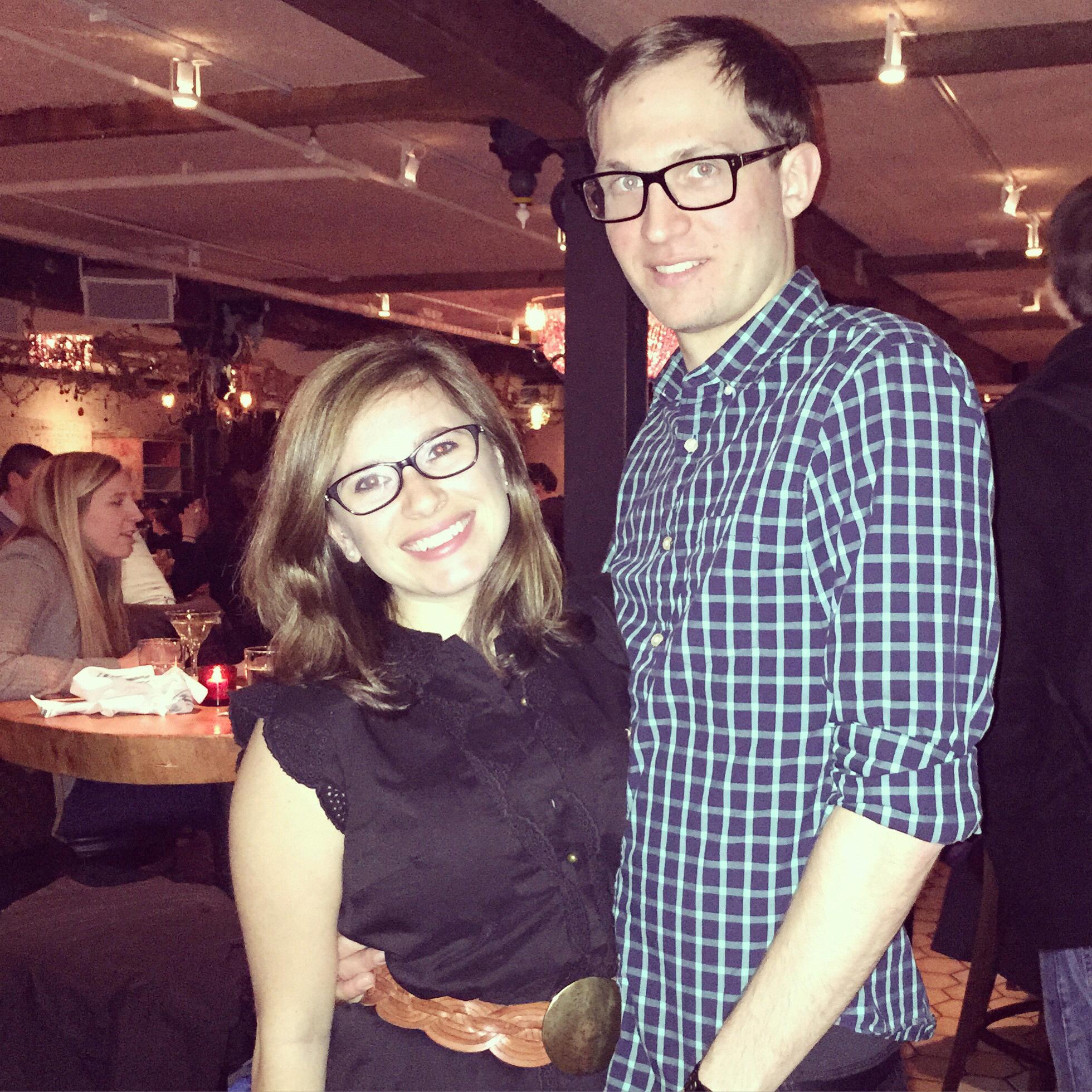 Mary's birthday dinner in Boston! RX Bandits concert immediately to follow