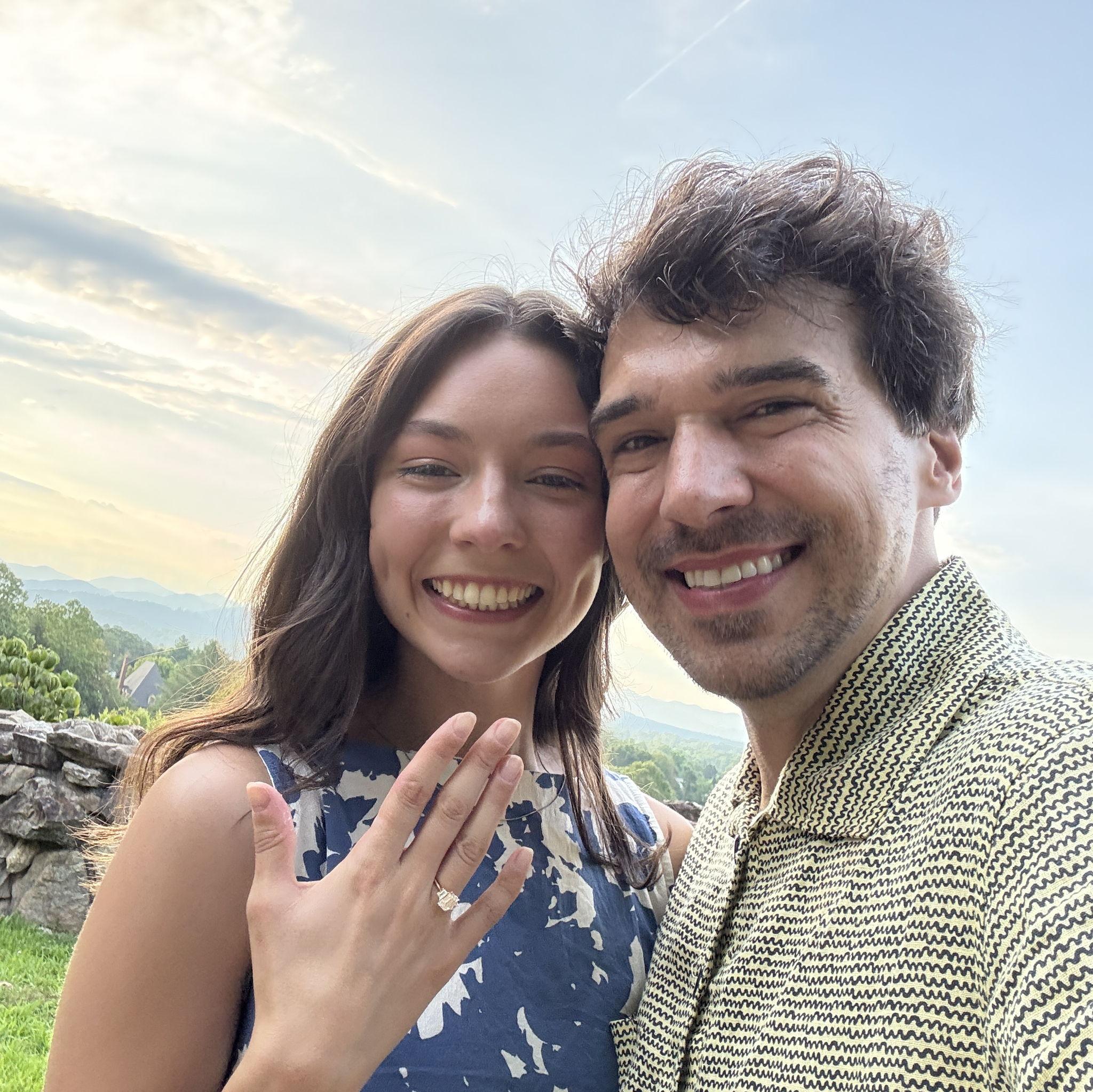 We get engaged at the Grove Park Inn!