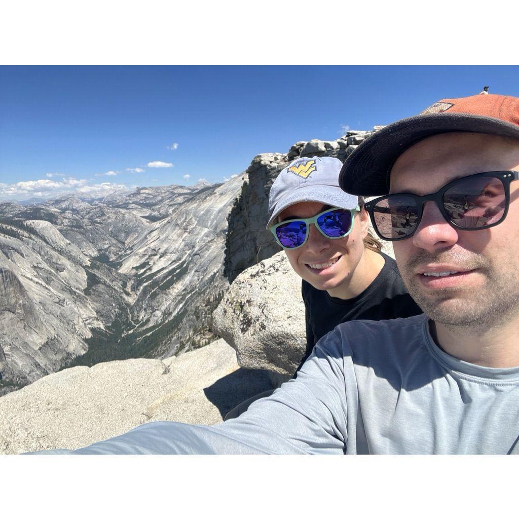 Hiking Half Dome together