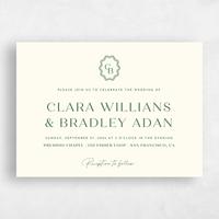 Yellow Wedding Invitation - Petra Landscape