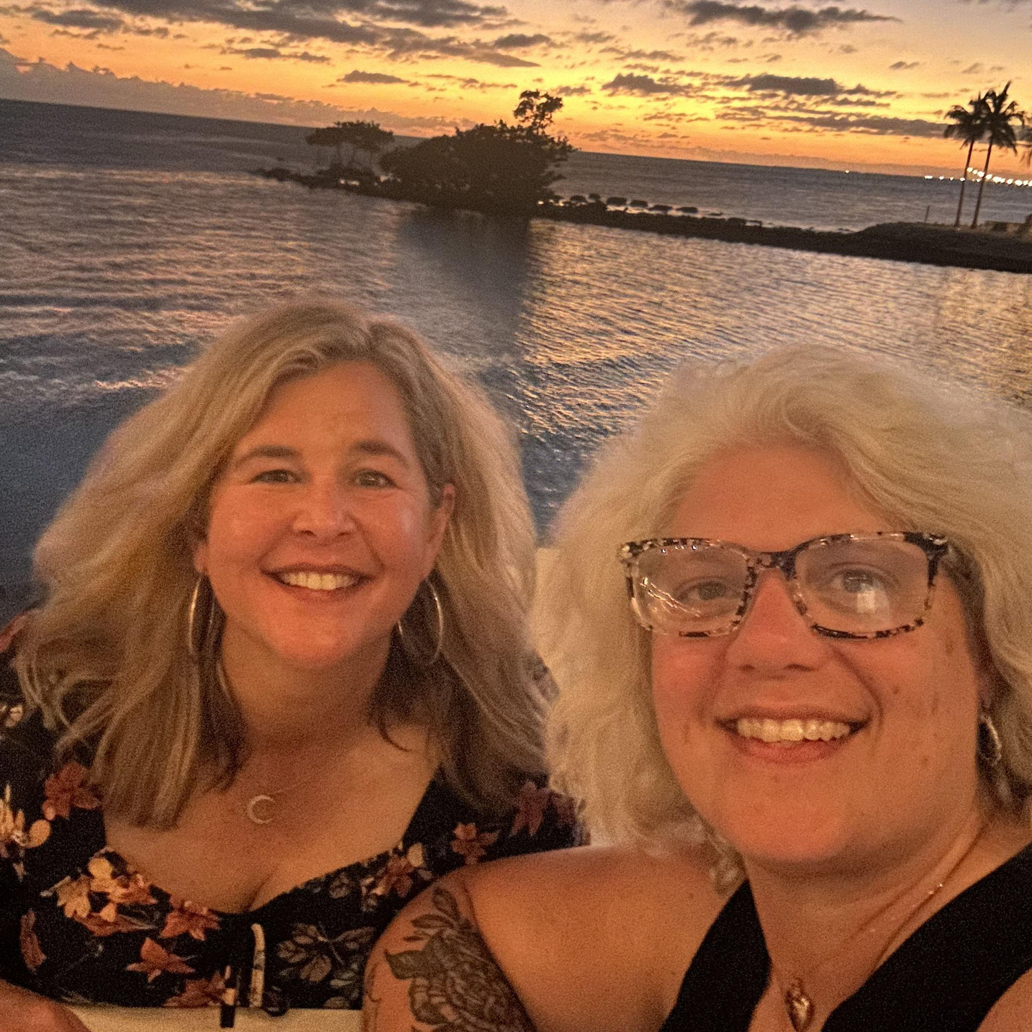This is right after Kristy proposed to Lisa at sunset on the beach at Isla Bella Resort in the Keys, Florida. It is a selfie and ended up being one of our favorites.