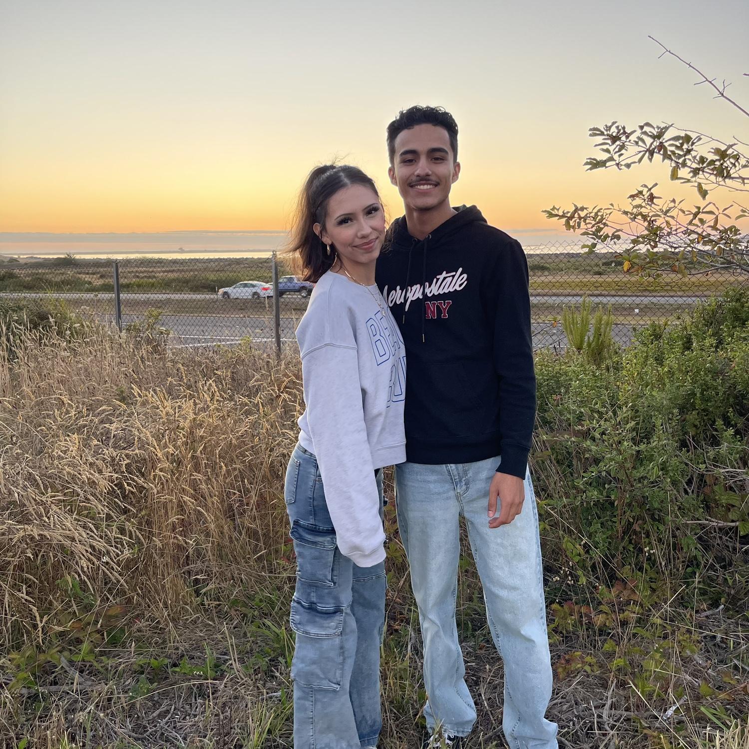 watching the sunset :)