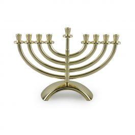 Modern Classic Brass Menorah