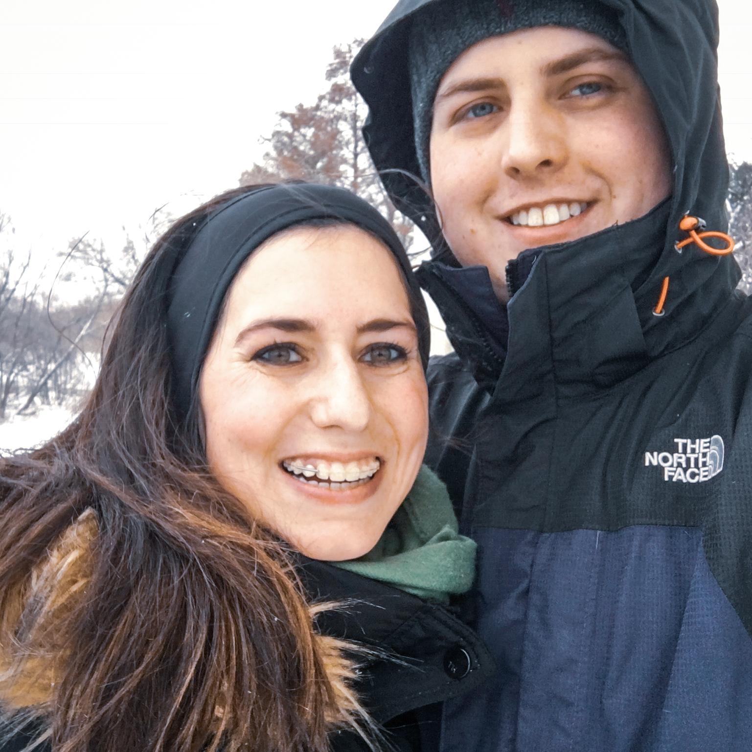 January 2016
First snowstorm that we woke up to together