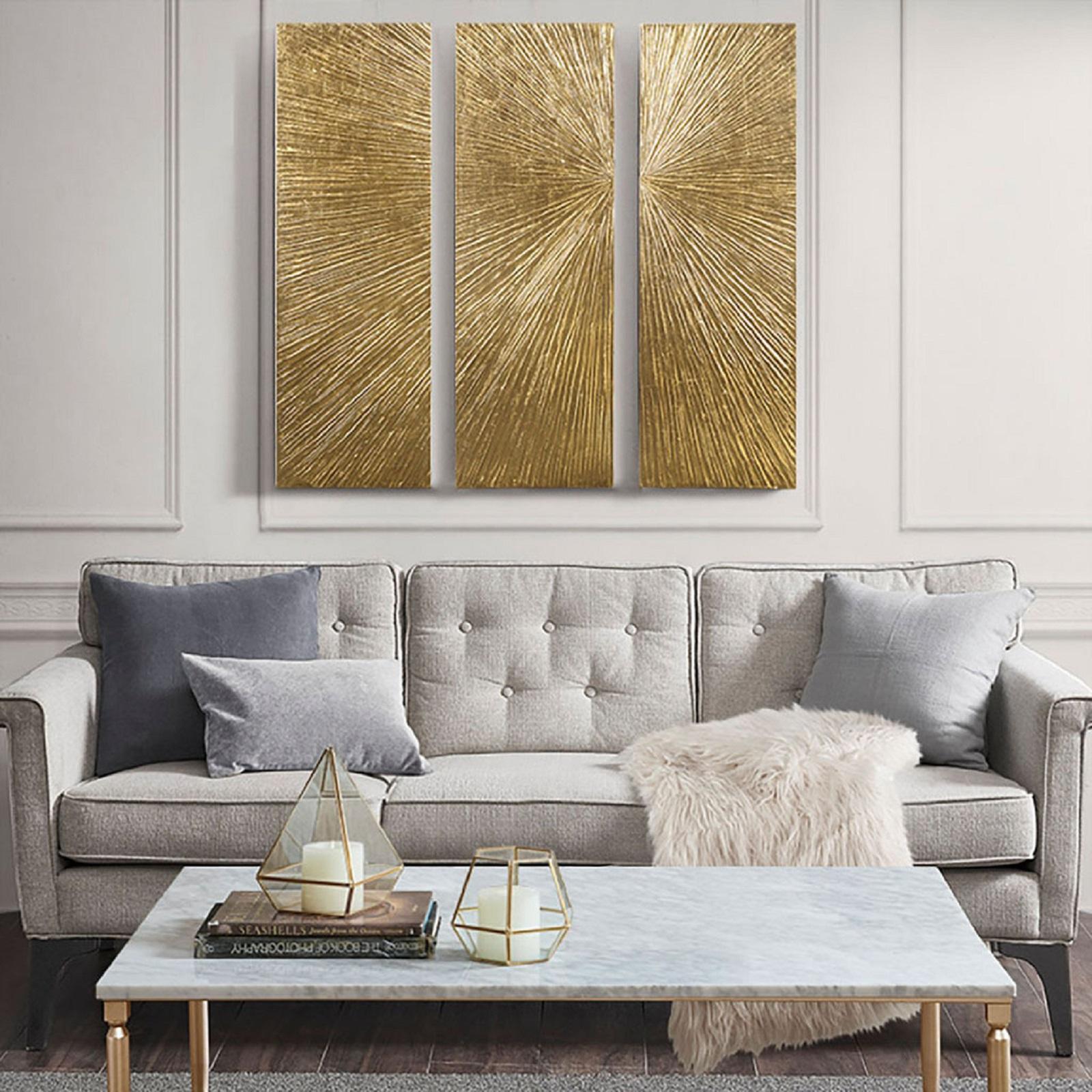 Madison Park, Sunburst 3-Piece Resin Wall Decor Set | Zola
