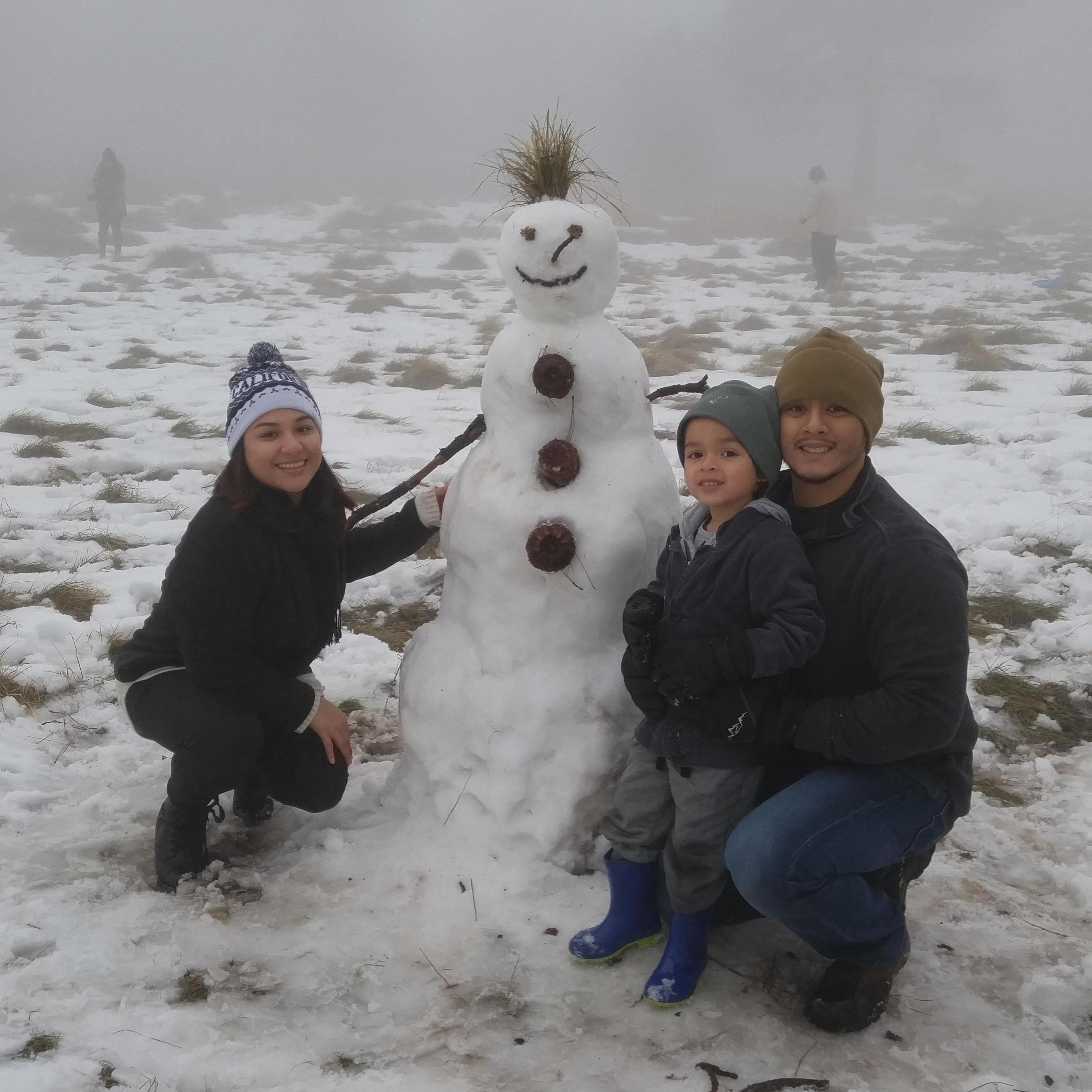 (Julian-2016)
Mavrick was only 4 years old! This is during our first year together. Mavrick's feet got so cold because we didn't have snow boots- he's wearing his rain boots LOL