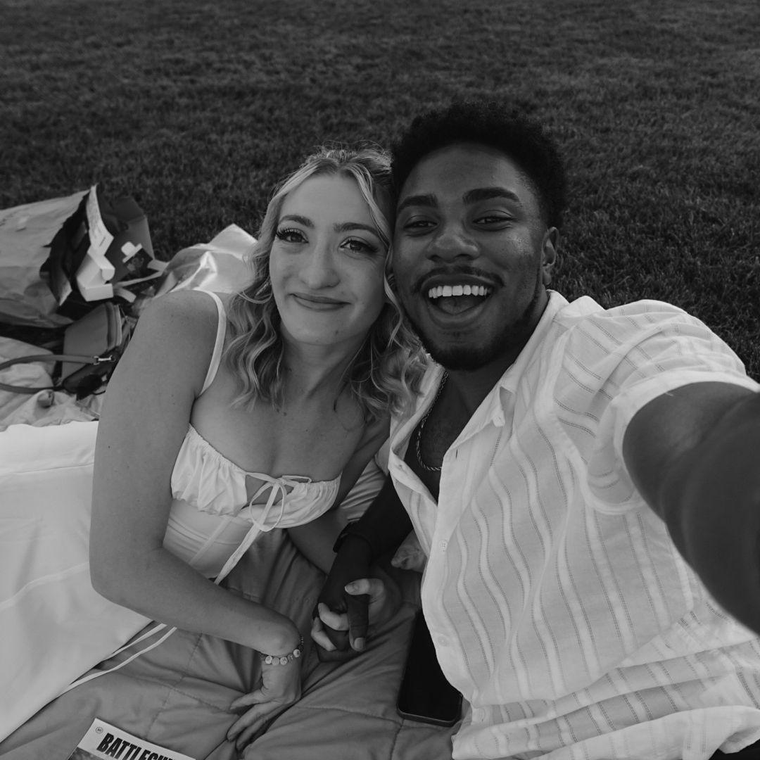 Their top 5 dates! A picnic in the park where they played board games, ate piada, and continued to fall in love.