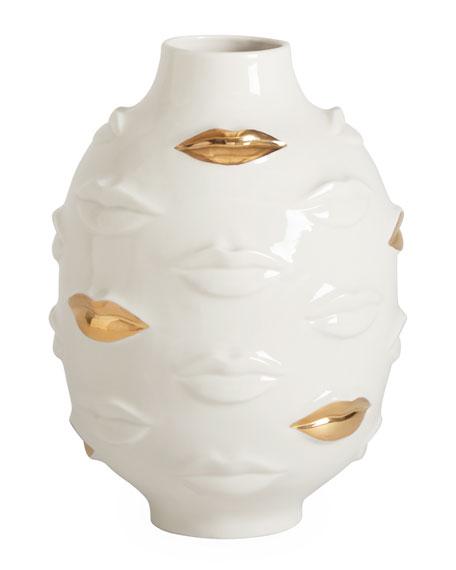 Jonathan Adler Gilded Muse Gala Round Vase