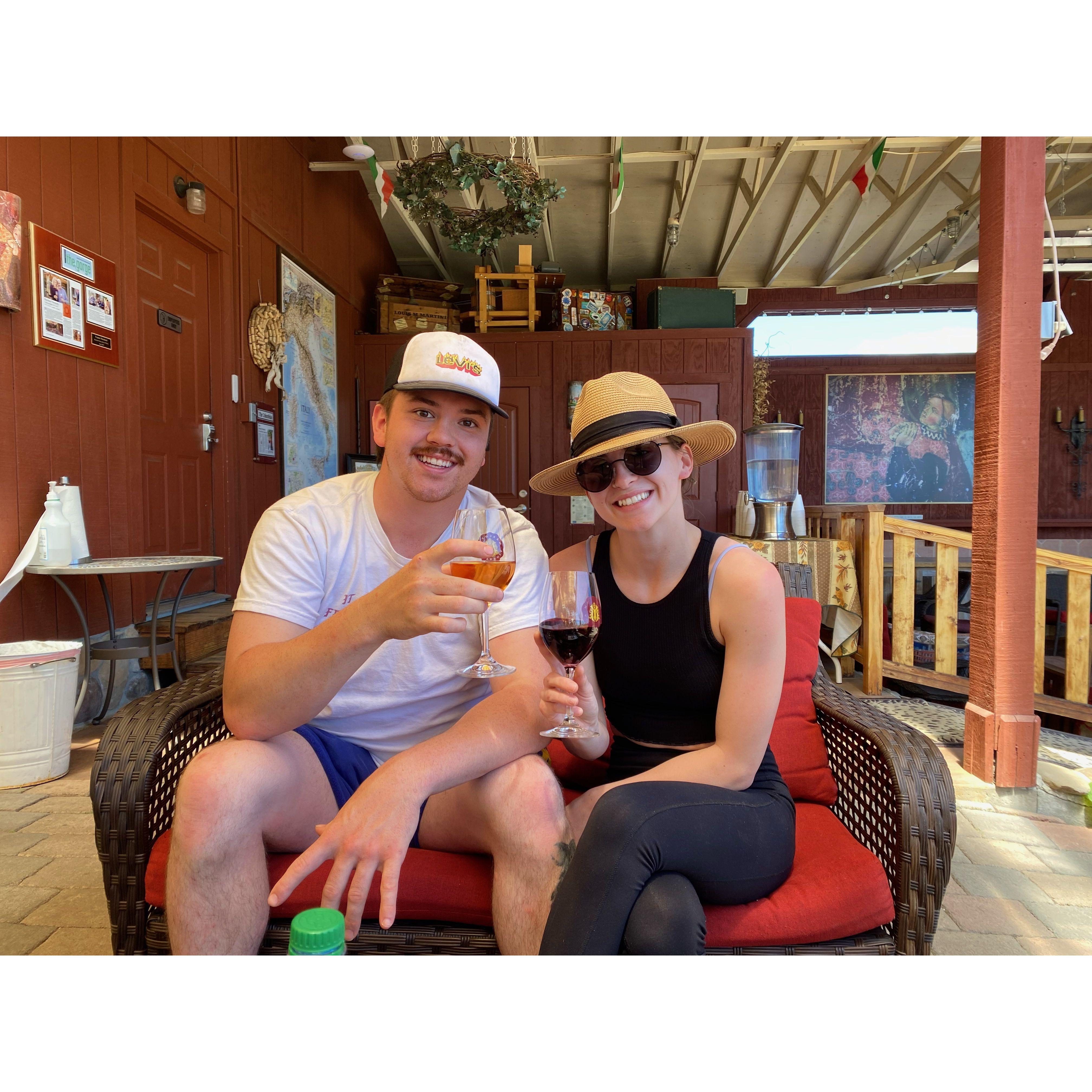 Our first family trip together to Hood River.