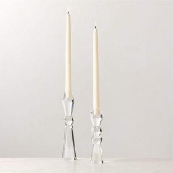 Aven Crystal Taper Candle Holder