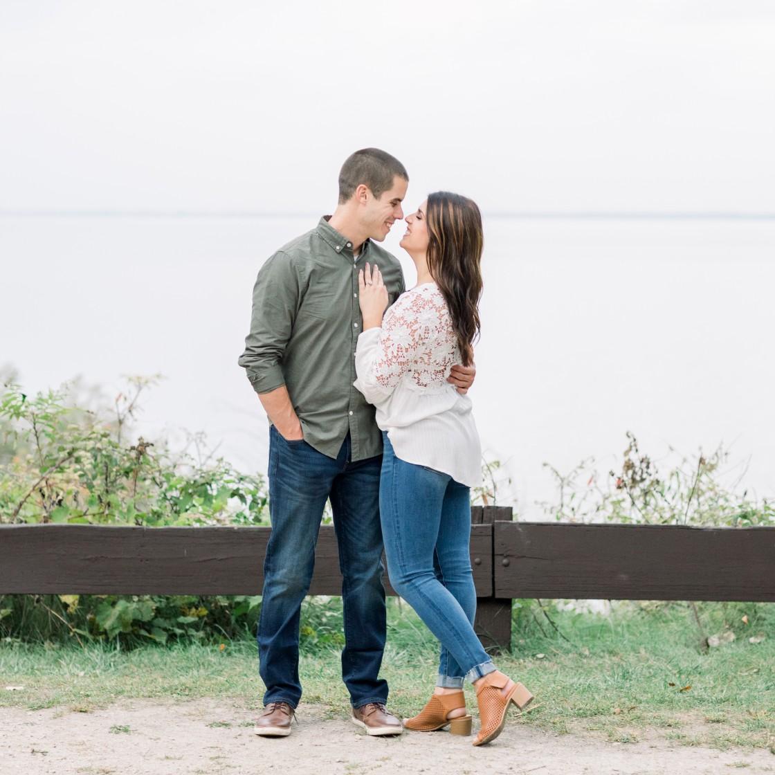 Engagement at High Cliff State Park