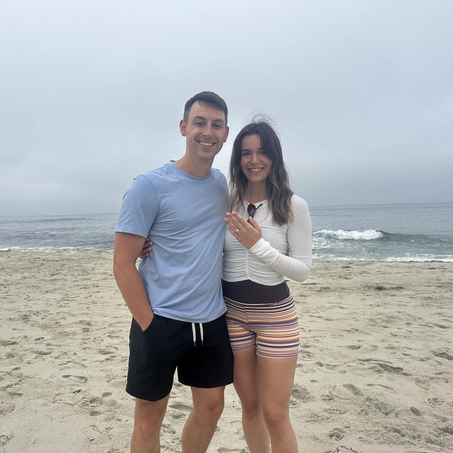 Right after Nick popped the question! San Deigo, CA. August 2025.