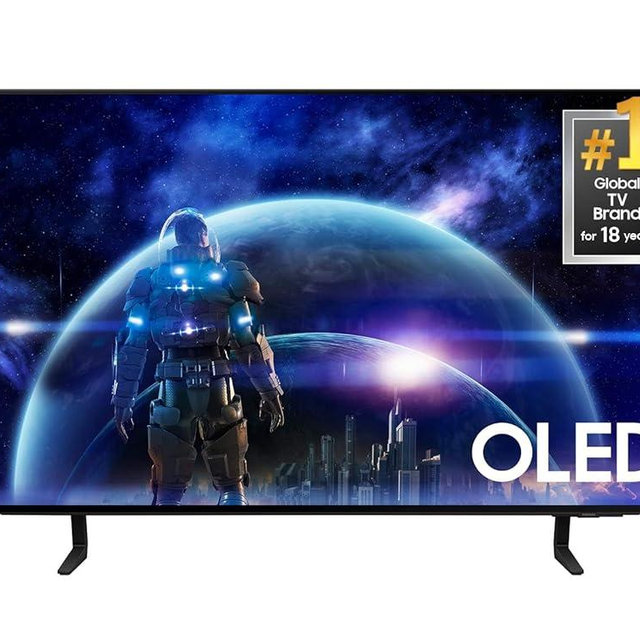 Samsung 48-Inch Class OLED 4K S90D Series HDR Smart TV w/Dolby Atmos, Object Tracking Sound Lite, Motion Xcelerator, Real Depth Enhancer, 4K AI Upscaling, Alexa Built-in (QN48S90D, 2024 Model)