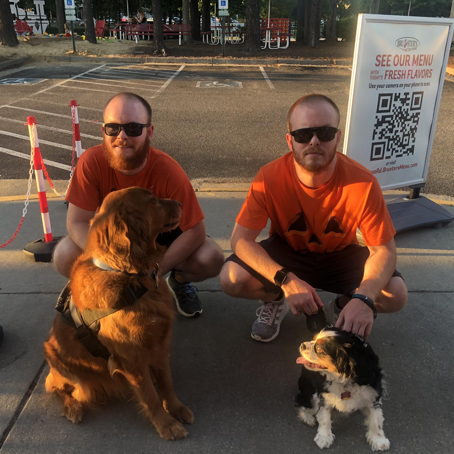 John and Michael, Wilson and Ted. Twin things!