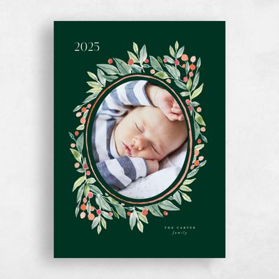 Green Standard Holiday Card - Douglass
