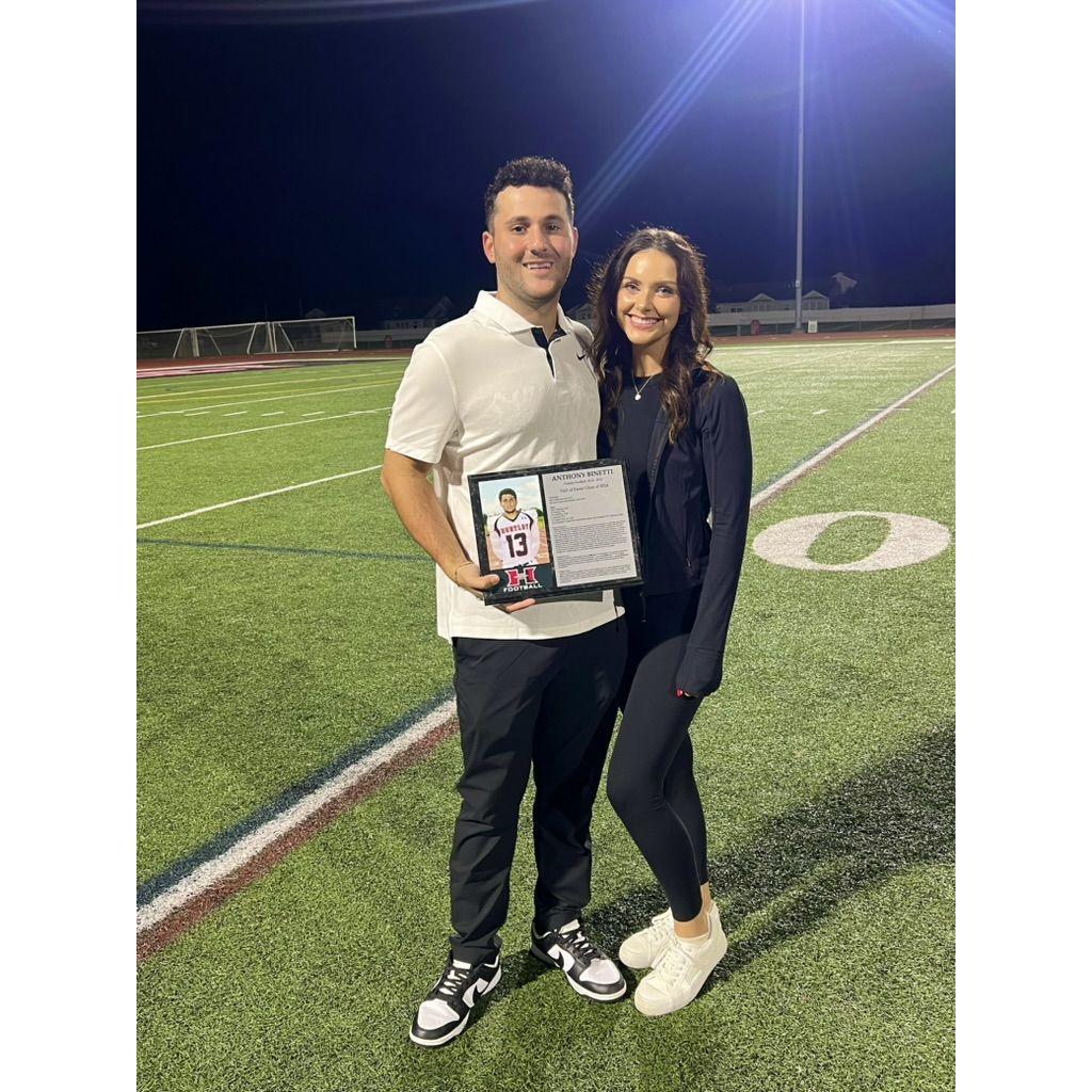 Anthony's Huntley Hall of Fame induction - October 2024