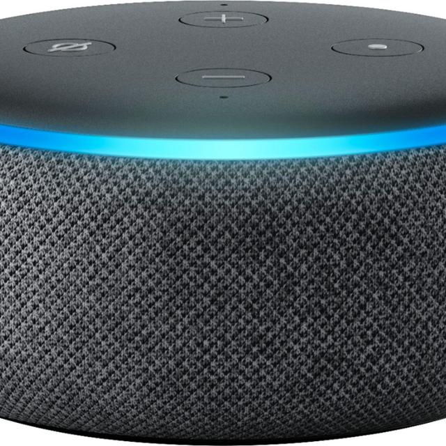 Amazon - Echo Dot 3rd Gen - Charcoal