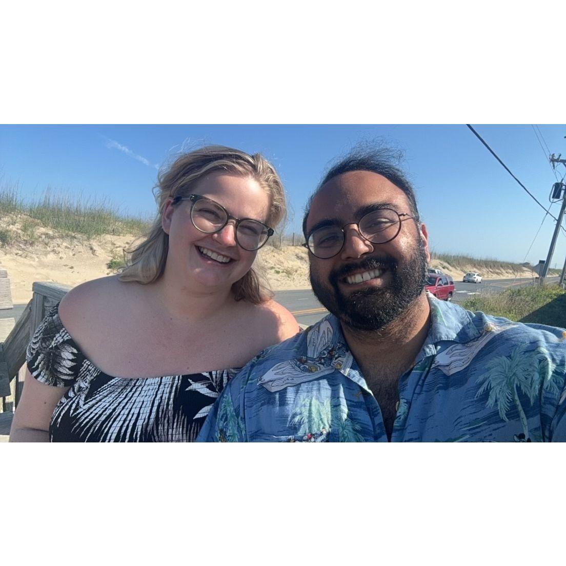 To celebrate finishing our first stage of wedding planning, we took a trip to the Outer Banks