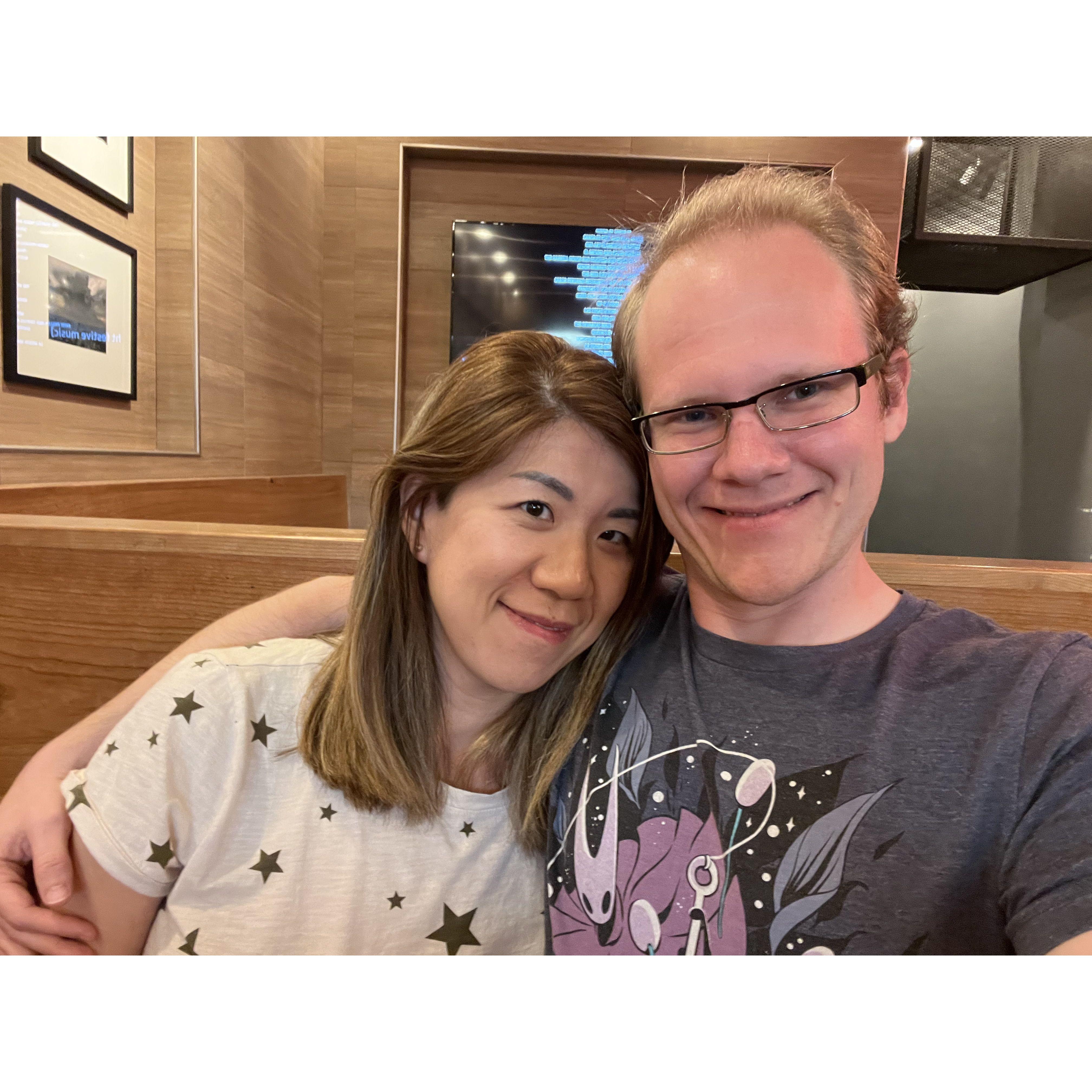 First picture together as a couple