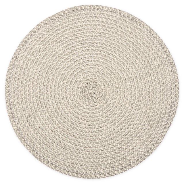 Simply Essential™ Round Braid Placemat in Sand